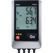 Testo 176 T4 Sıcaklık Veri Kaydedicisi (Datalogger) 0572 1764
