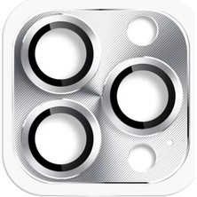 TeknoKapsül Iphone 16 Pers Alüminyum Kamera Lens - Gümüş