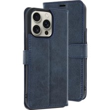 TeknoKapsül Iphone 15 Kılıf S Kapaklı Kılıf - Lacivert