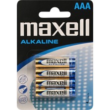 TeknoKapsül Maxell LR03 Aaa Alkalin Ince Kalem Pil 4’lü Paket Blister