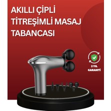 TeknoKapsül Çok Fonksiyonlu 4 Başlıklı Şarjlı Masaj Aleti Kas Ağrısı Rahatlatıcı -