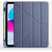 TeknoKapsül Ipad 2022 10.9 (10.nesil) Kılıf Kalemlikli Mars Tablet Kılıfı - Lavender