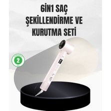 6 Başlıklı Hızlı Kurutma ve Bukle Şekillendirme Seti - 2897-9915