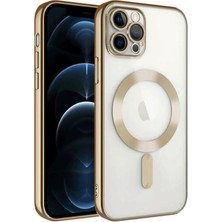TeknoKapsül Iphone 14 Kılıf Kross Magneticsafe Kapak - Gold