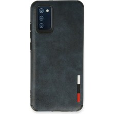 TeknoKapsül Galaxy A03S Kılıf Loop Deri Silikon - Lacivert