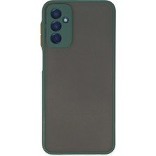 TeknoKapsül Galaxy M13 Kılıf Montreal Silikon Kapak - Yeşil