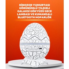 Dinozor Yumurtası Tasarımlı Projektörlü Gece Lambası - 9623-7389