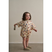 Oh la la Koala For Little Ones Krem Comfy Cubs Serisi Oversize Tulum
