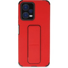 TeknoKapsül Po X5 5g Kılıf Mega Standlı - Kırmızı