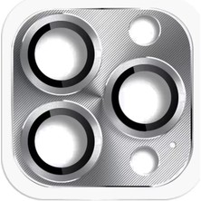 TeknoKapsül Iphone 16 Pers Alüminyum Kamera Lens - Gri