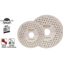 TeknoKapsül Elektrolize Elmas Flanşlı Disk - 230 mm