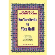 Alvera Kuranı Kerim ve Yüce Meali Orta Boy (Sarı)