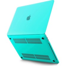 TeknoKapsül Macbook 13 2020 Macbook Buzlu Kapak - Yeşil