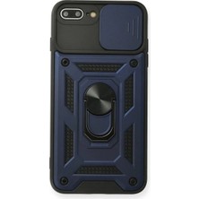 TeknoKapsül Iphone 7 Kılıf Pars Lens Yüzüklü - Lacivert