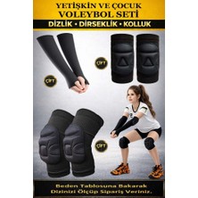 Liggo Yetişkin ve Çocuk Voleybol Dizliği Voleybol Dirsekliği Voleybol Kolluğu Seti