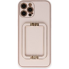 Eco Port Apple Iphone 12 Pro Kılıf Coco Elit Kapak - Pudra
