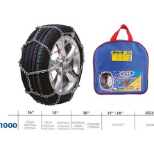 Knk Semeglbl Patinaj Zinciri 4x4 Jeep - Minibüs ve Hafif Tic.araç Zincir Ebatlari Için Resime Bakiniz