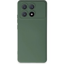 Eco Port Xiaomi Poco X6 Pro Kılıf Nano Içi Kadife Silikon - Koyu Yeşil