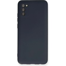 TeknoKapsül Galaxy A03S Kılıf Nano Içi Kadife Silikon - Lacivert