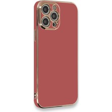 TeknoKapsül Iphone 12 Kılıf Volet Silikon - Kırmızı