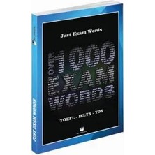 TeknoKapsül Just Exam Words - Toefl, Kpds, Üds, Ielts, Yds