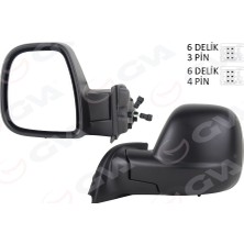 GVA Semeglbl Diş Dikiz Aynasi Sol Partner-Berlingo 12-18 Elektrikli Desenli Rezistansli Otomatik Açma Kapama