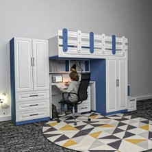 Mix Çalışma Masalı Ranza Mdf