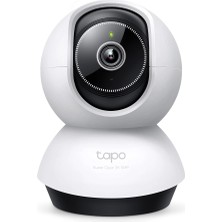 Nevamel® Tp-Lınk Tapo TC74 (C230) 3k 50MPIX Iç Mekan Wifi 12MT. Gece Görüşü 360 Dönüş Iki Yönlü Ses Güvenlik Yapay Zeka Destekli KAMERA(1923)