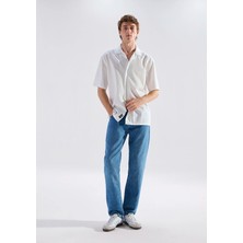 Mavi Lisbon Mavi Edition Indigo Mavisi Keten Karışımlı Jean Pantolon 0010039-A3297