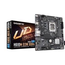 Gigabyte Gıgabyte H610M D3W H610 Ddr4 (Vga Yok) Glan Matx HDMI Usb3.2 M2 Dp 1700P Anakart