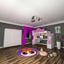 Klasik Dikey Ranza ve 4 Kapılı Gardrop Mdf