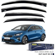 Niken Semeglbl Kromlu Cam Rüzgarliği Kia Ceed 2018- 4lü