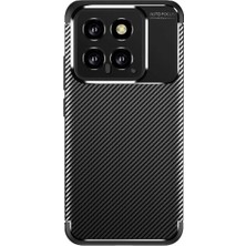 Eco Port Xiaomi Mi 14T Kılıf Auto Focus Karbon Kapak - Siyah