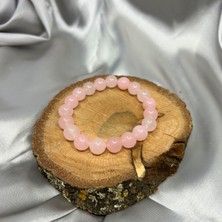 Suerte Accessories Pembe Kuvars Doğal Taş El Yapımı Aşk Taşı Doğaltaş Özel Tasarım Bileklik