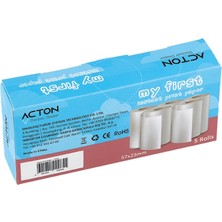 2 Adet Acton Instant Paper Roll (5 Rolls Pack)