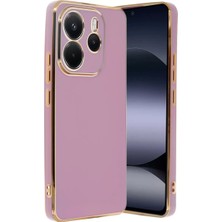 TeknoKapsül Redmi Note 14 4g Kılıf Volet Silikon - Mor