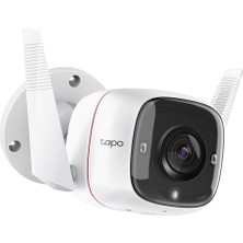 Nevamel® Tp-Lınk Tapo TC65 (C310) 30MPIX Iç ve Dış Mekan IP66 Wifi 30MT. Gece Görüşü Iki Yönlü Ses Güvenlik KAMERASI(1923)