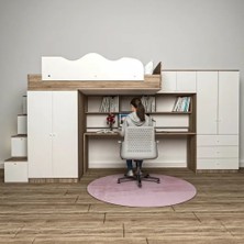 Milenyum Çalışma Masalı Ranza Mdf