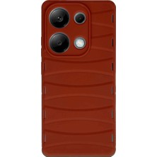 Eco Port Xiaomi Redmi Note 13 Pro 4g Kılıf Bibercas Silikon Kapak - Kırmızı