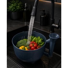 Nevamel® Çok Amaçlı Sebze ve Meyve Temizleme Kabı Pratik Süzgeçli Yapı
