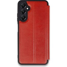 Eco Port Samsung Galaxy S24 Fe Kılıf Flip Cover - Kırmızı
