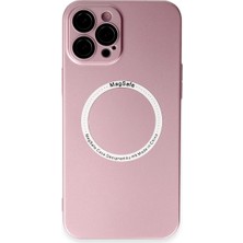 Eco Port Apple Iphone 12 Pro Kılıf Jack Magneticsafe Lens Silikon - Rose Gold