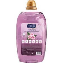 4 Adet Hobby Natural Gül Sıvı Sabun Gliserinli 3 Lt