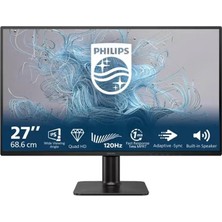 Philips 27 Phılıps 27E2N2500/01 IPS 1ms 120HZ 1xhdmı 1xdp 2k Qhd 2560X1440 Flıcker-Free Vesa Siyah