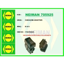 Bescher Semeglbl Cam Açma Anahtari Renault R9-R11 Tekli 5 Pin