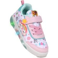 Kiko Kids Bulut Cırtlı Işıklı Kız Bebek Günlük Spor Ayakkabı