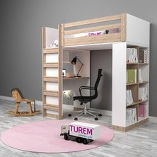 Brown Kitaplıklı Ranza Suntalam