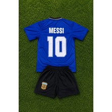 Çağrı Giyim Nostaljik Yakalı Messi Arjantin Çocuk Forması
