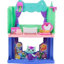 Gabby's Dollhouse Gabby'nin Oyuncak Evi Ultra Oda Oyun Seti Mercat's Spa-Wesome Bathroom