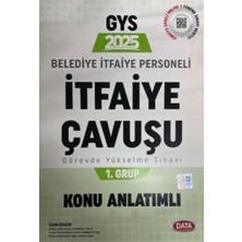 Data Yayınları 2025 Belediye Itfaiye Çavuşu Gys 1. Grup Konu Anlatımlı